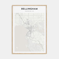 Bellingham Map Portrait Poster