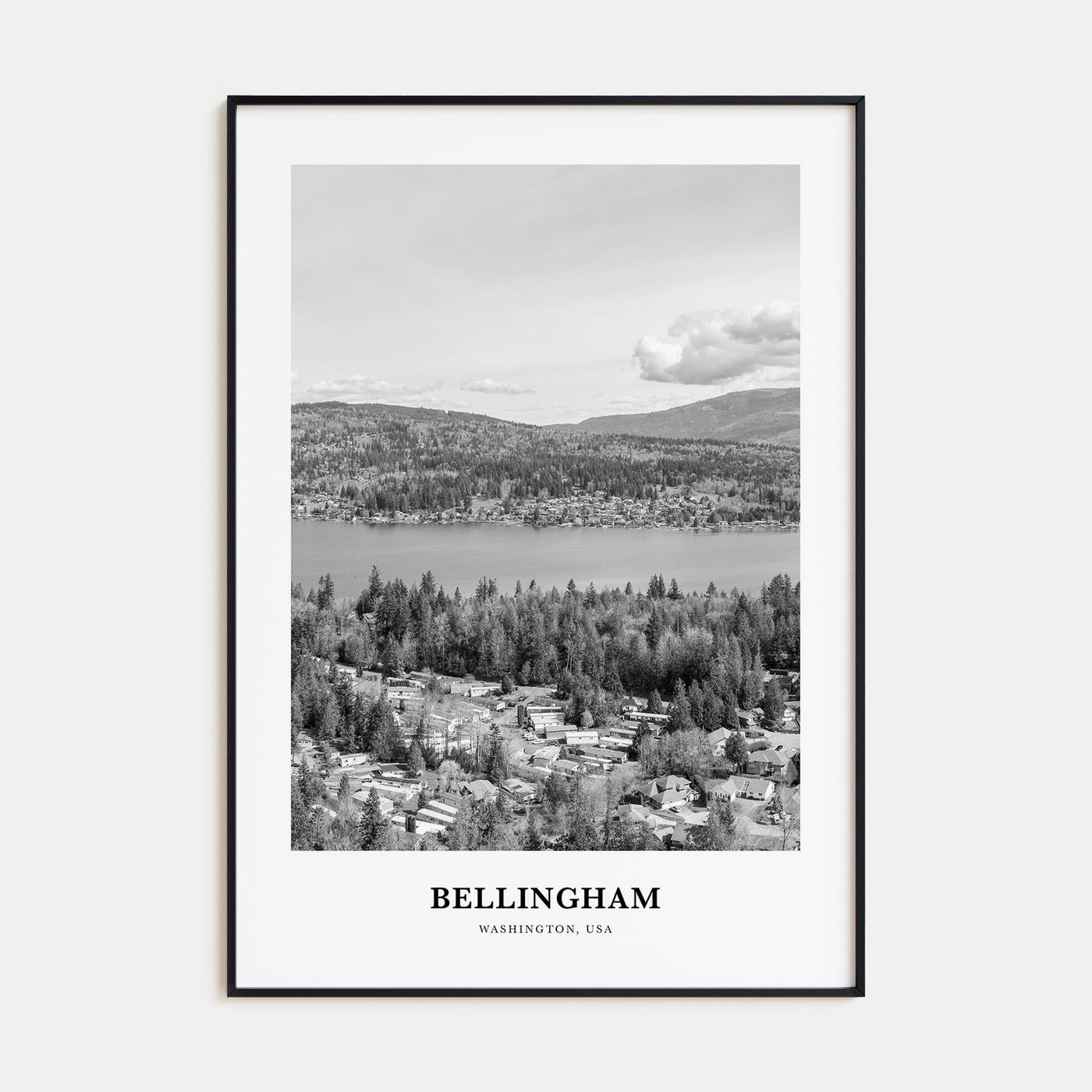 Bellingham Portrait B&W Poster