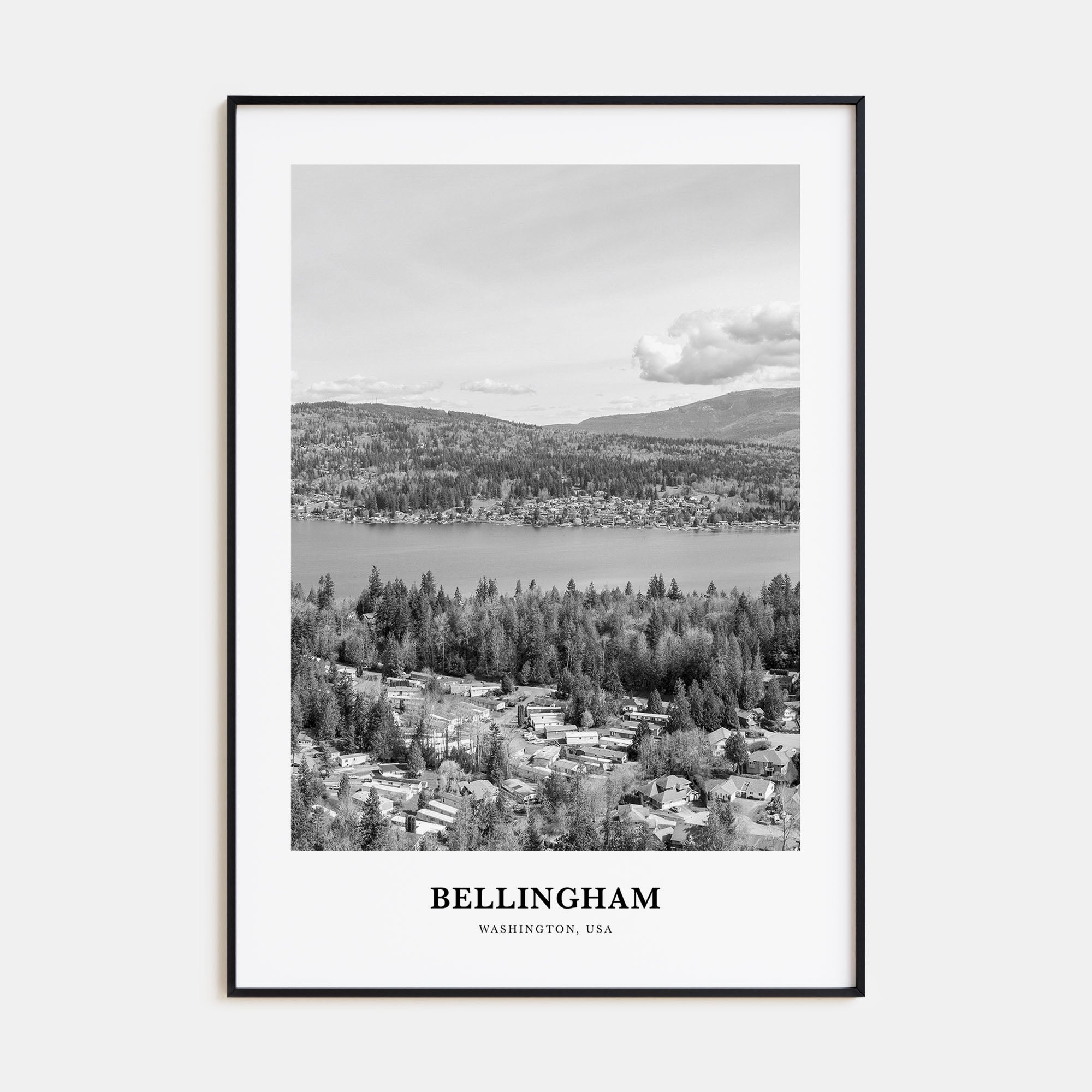 Bellingham Portrait B&W Poster