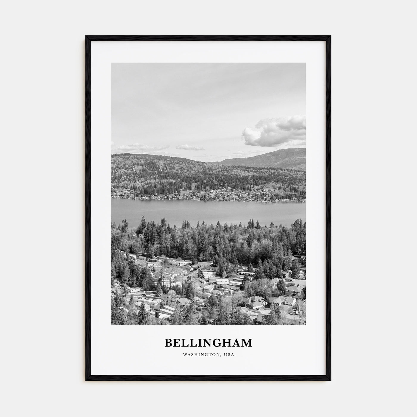 Bellingham Portrait B&W Poster