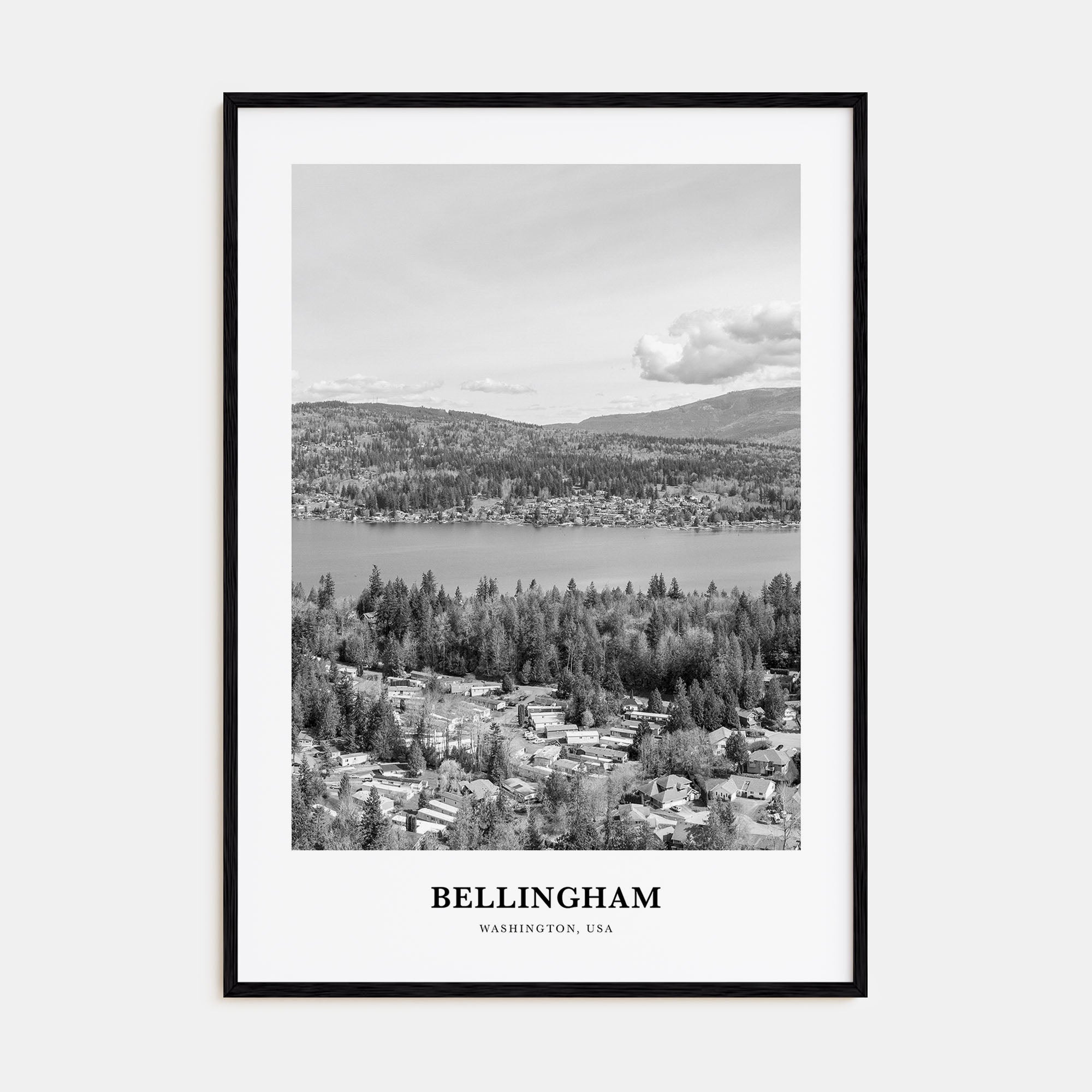 Bellingham Portrait B&W Poster