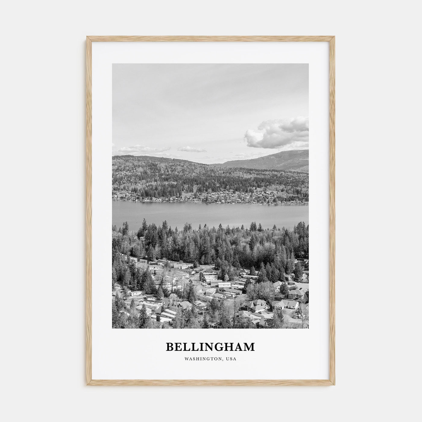 Bellingham Portrait B&W Poster