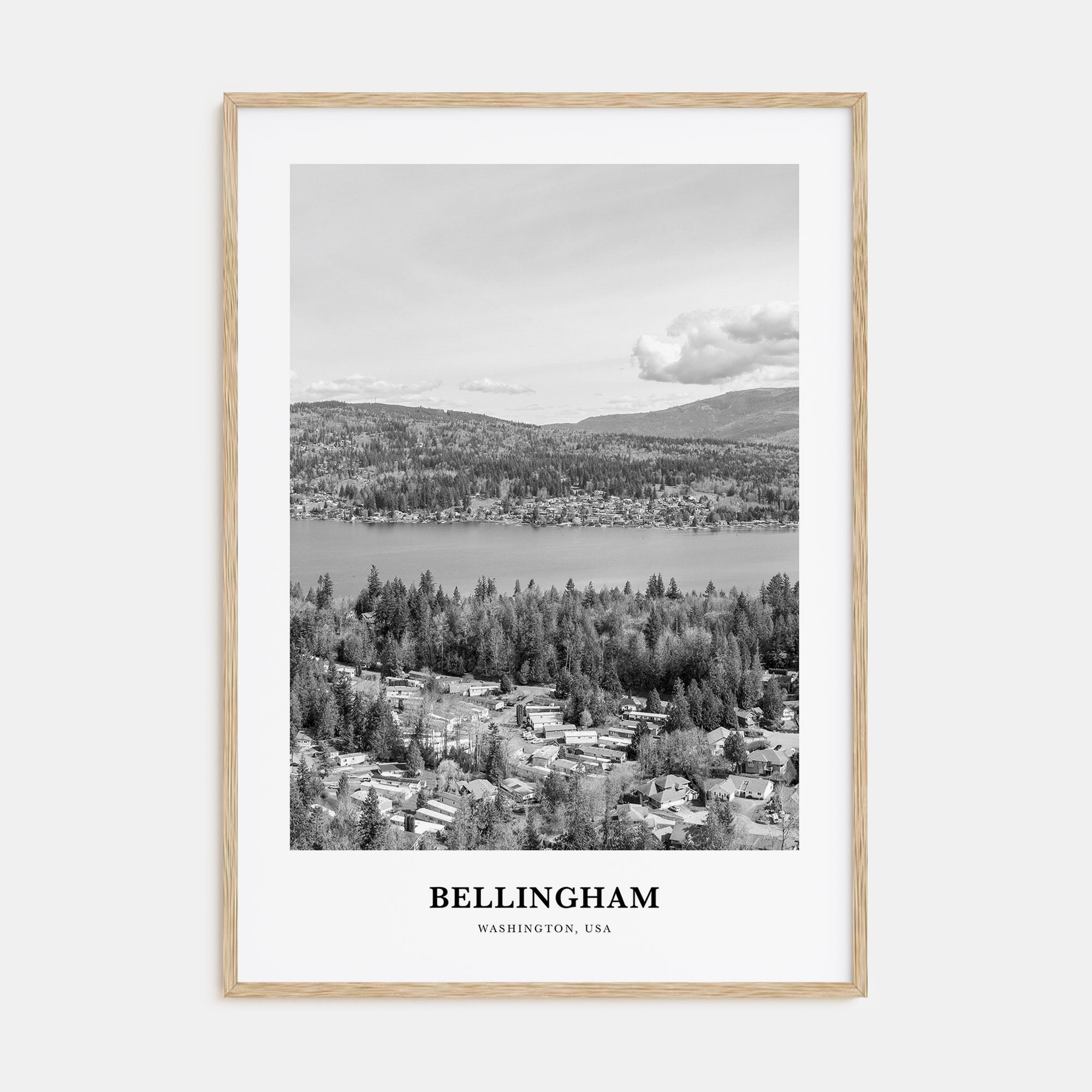 Bellingham Portrait B&W Poster