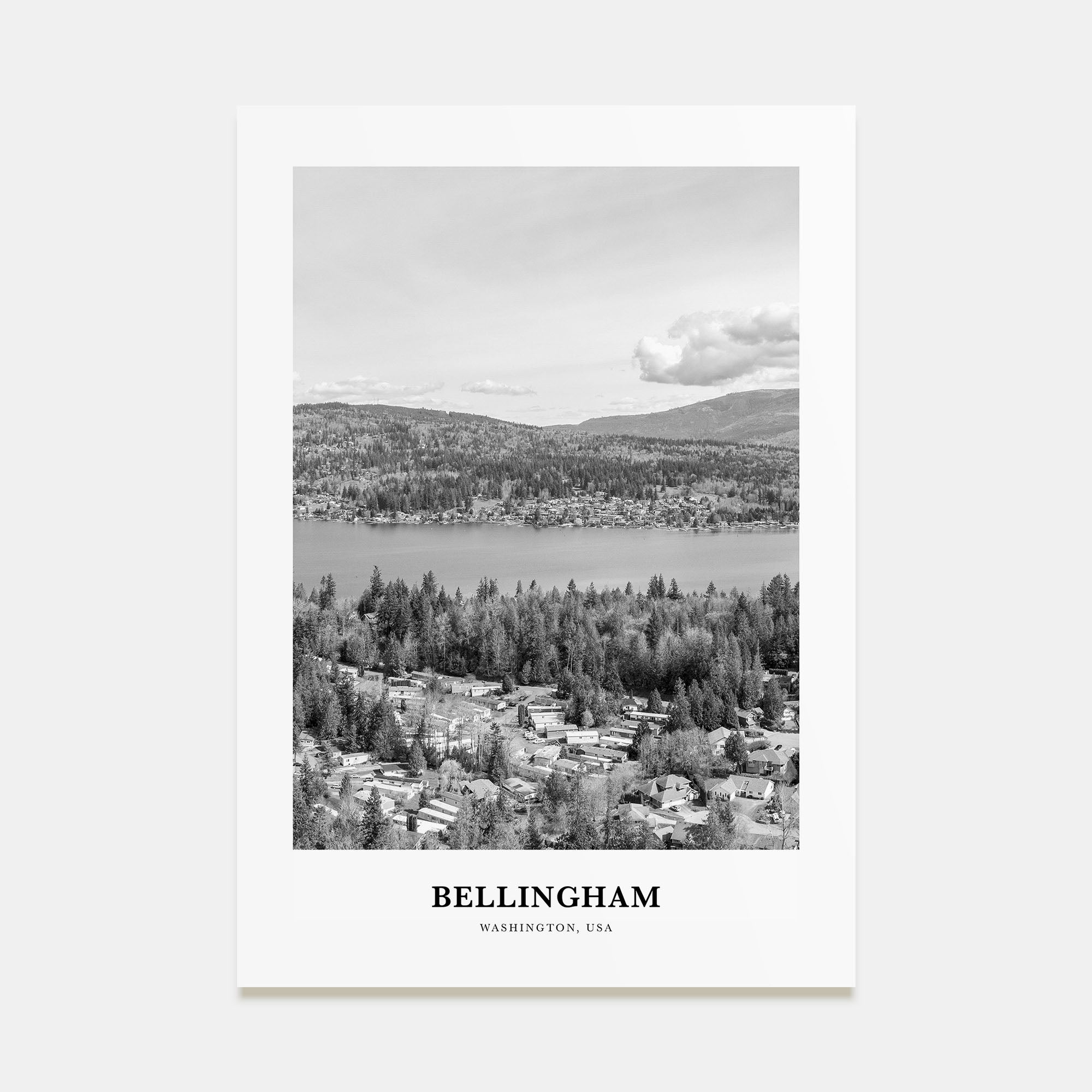 Bellingham Portrait B&W Poster