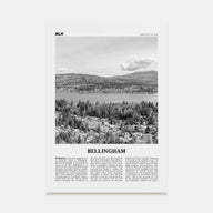 Bellingham Travel B&W Poster