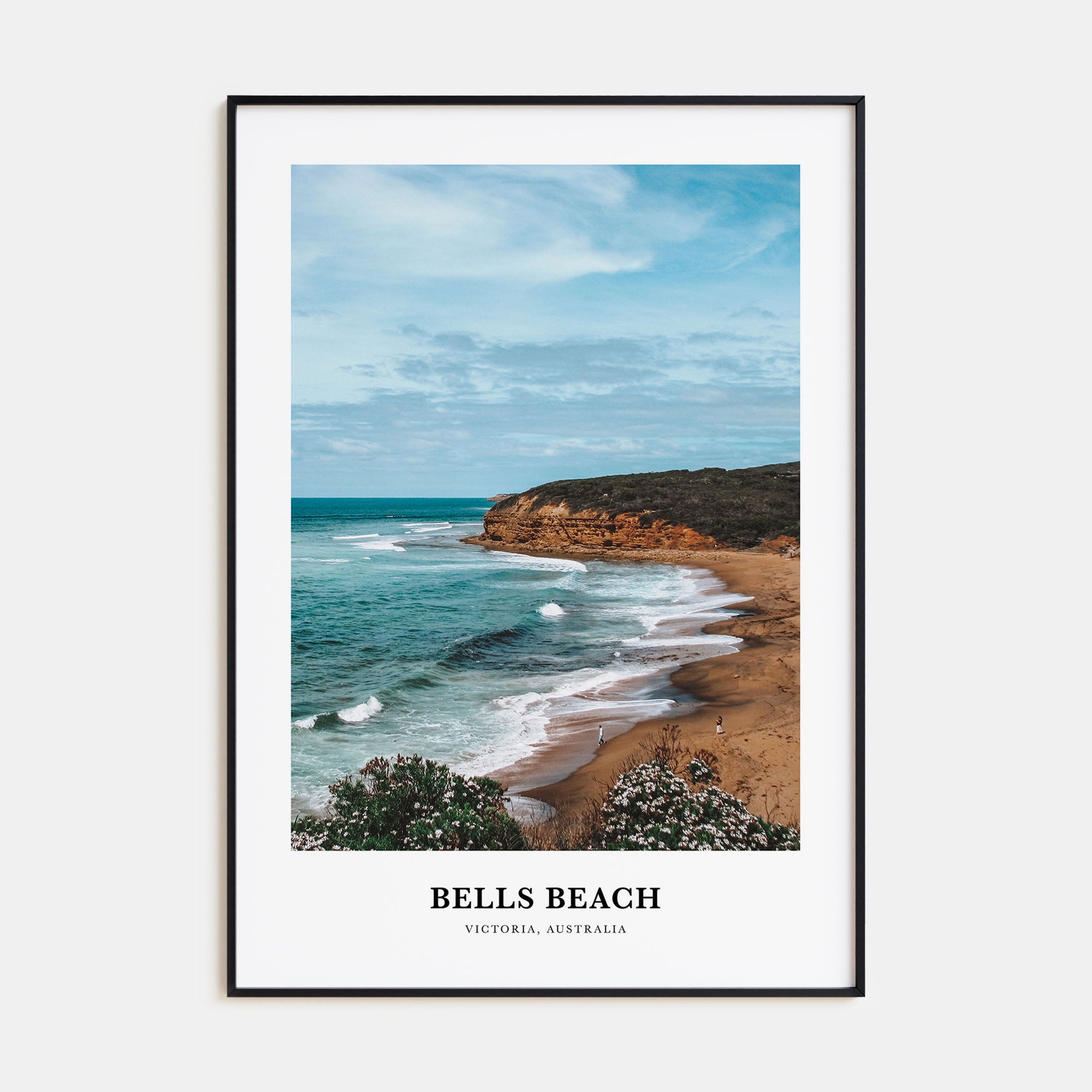 Bells Beach Portrait Color Poster