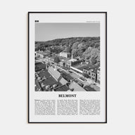 Belmont Travel B&W Poster