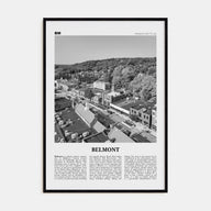 Belmont Travel B&W Poster