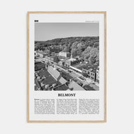 Belmont Travel B&W Poster