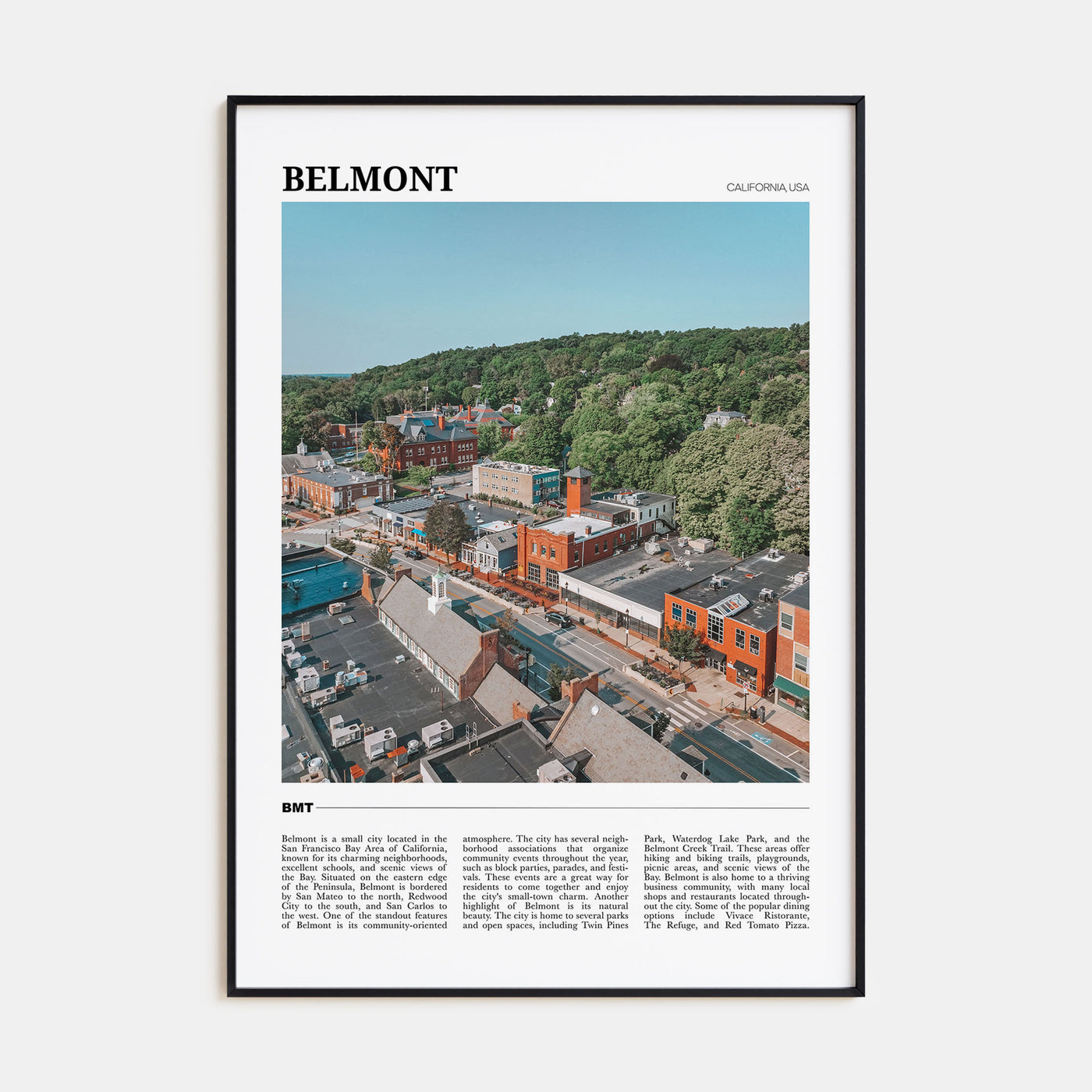 Belmont Travel Color Poster