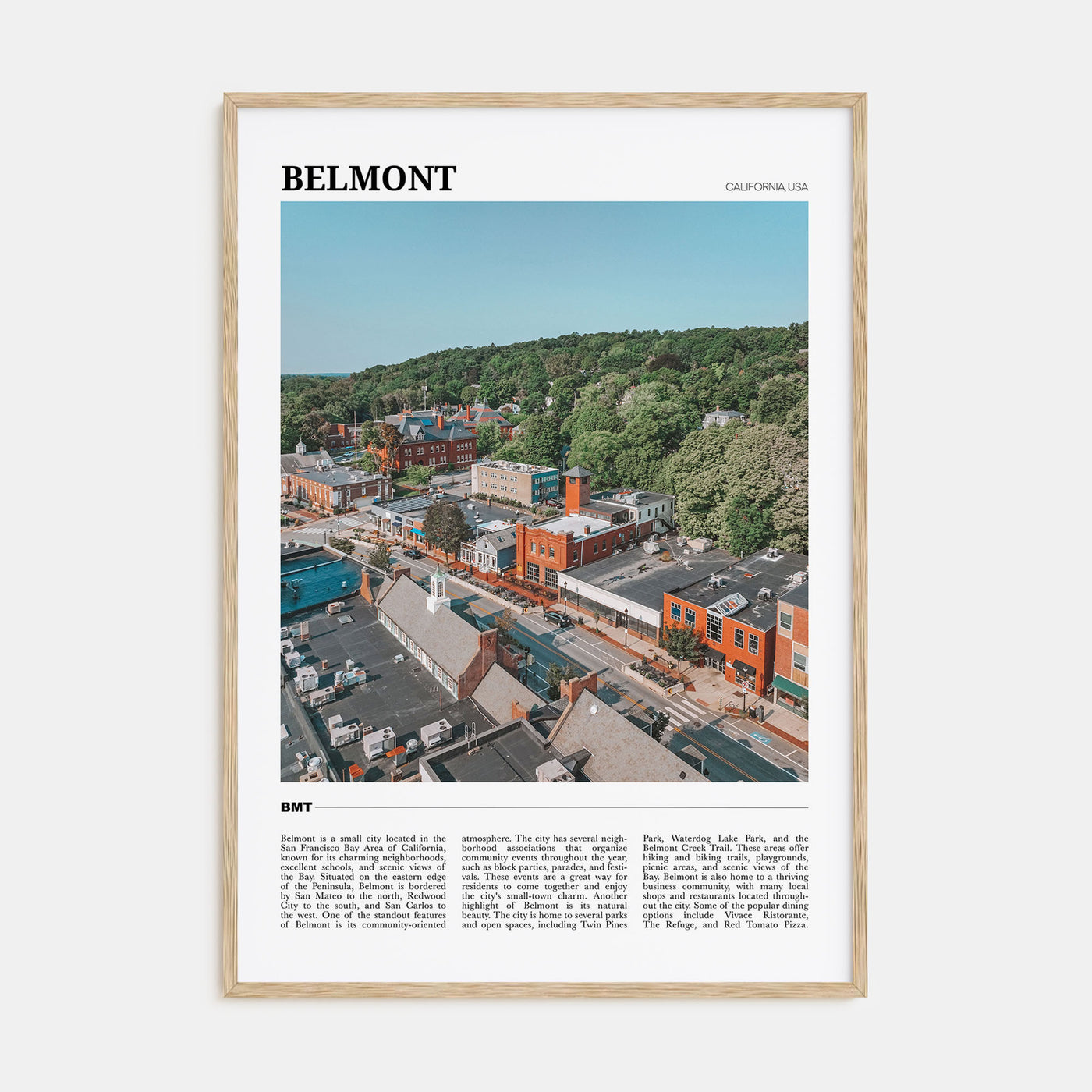 Belmont Travel Color Poster