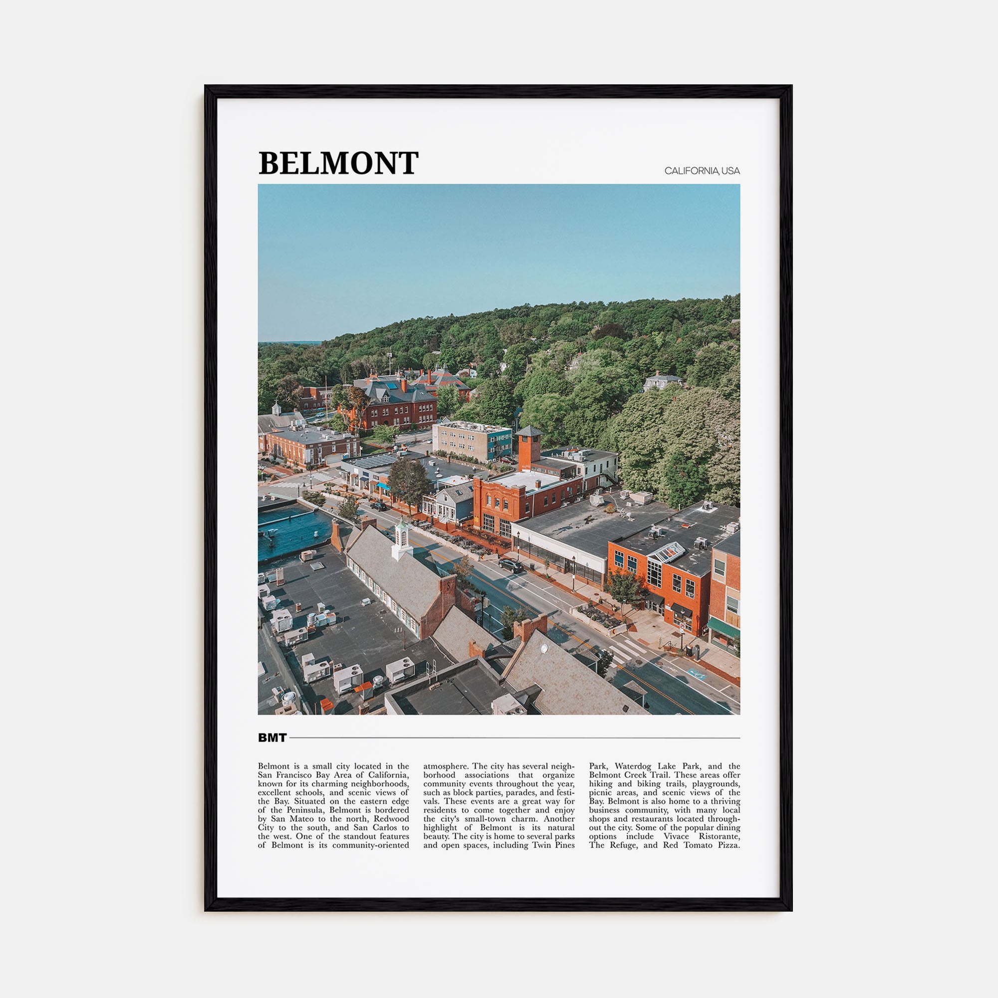 Belmont Travel Color Poster
