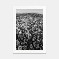 Belo Horizonte Photo B&W Poster