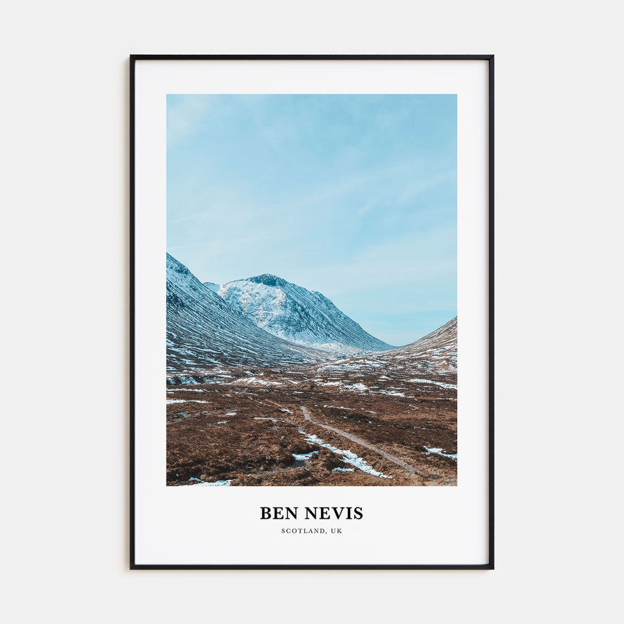 Ben Nevis Portrait Color Poster