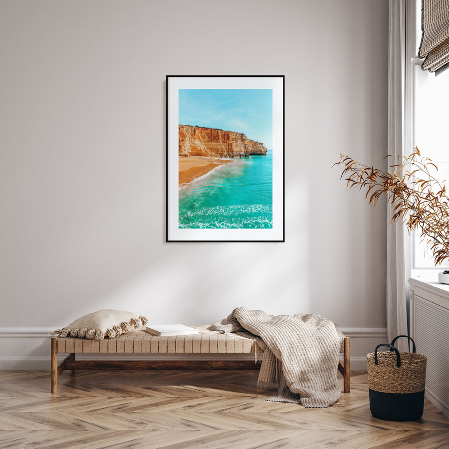 Benagil Beach Photo Color Poster