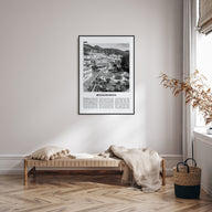 Benalmádena Travel B&W Poster