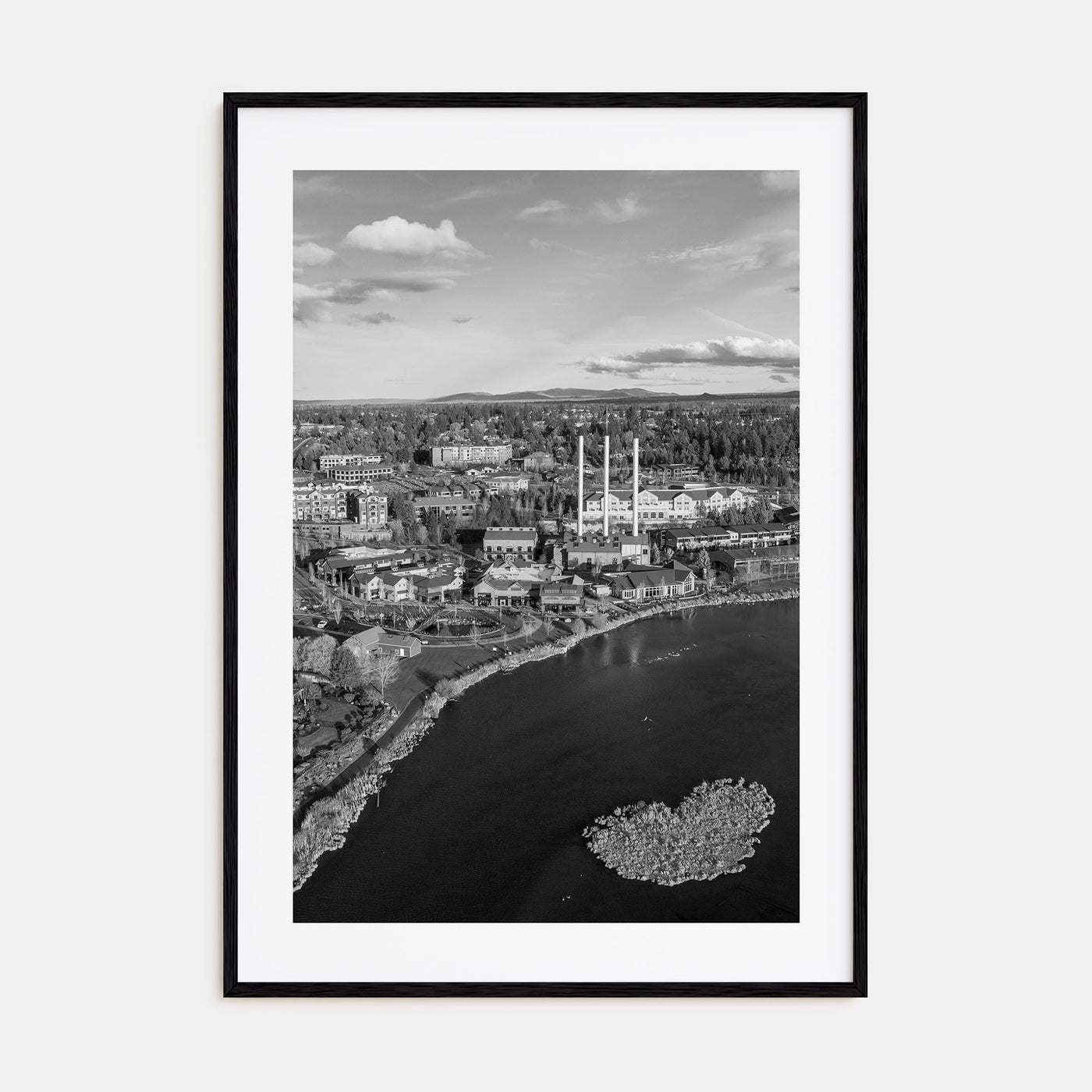 Bend Photo B&W Poster