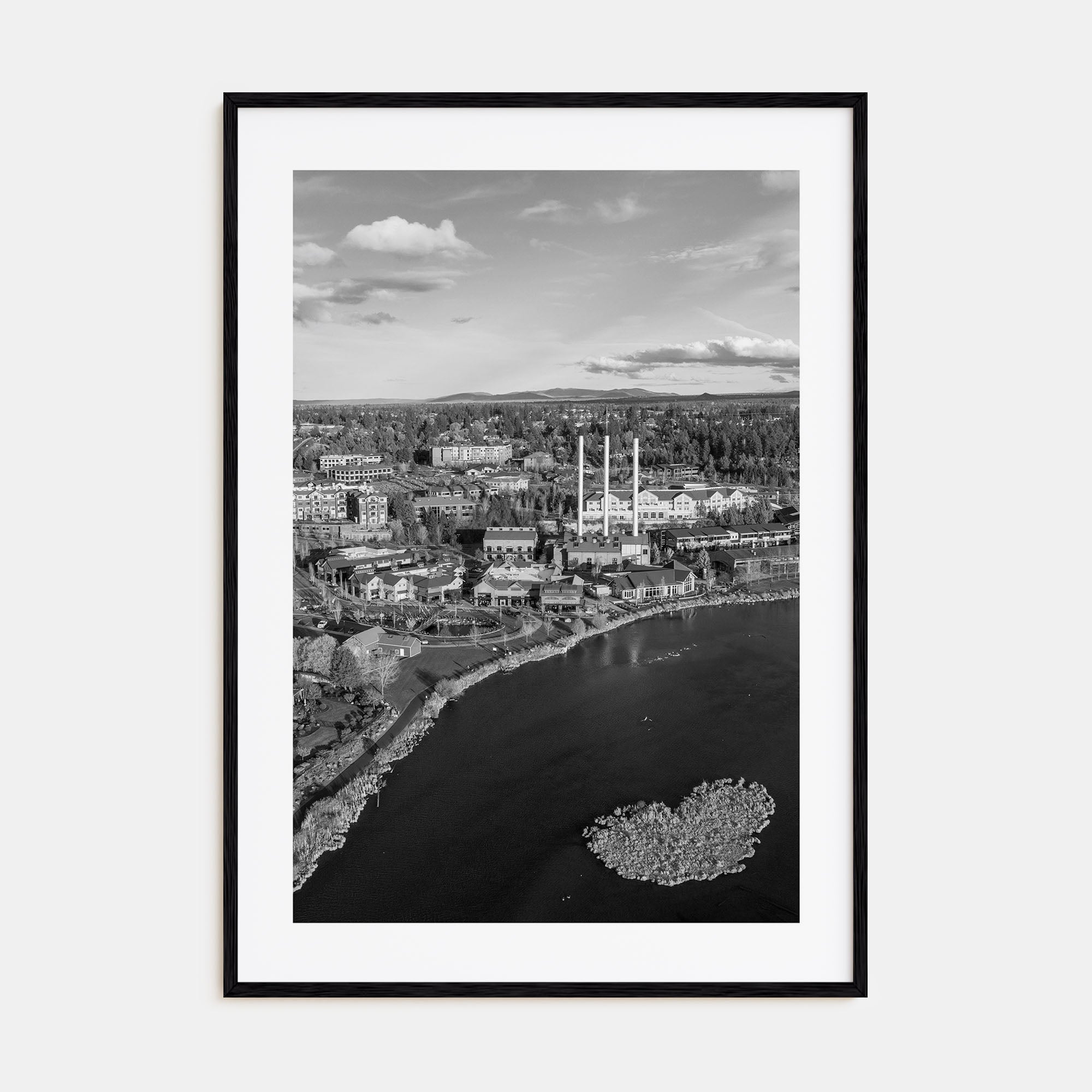 Bend Photo B&W Poster
