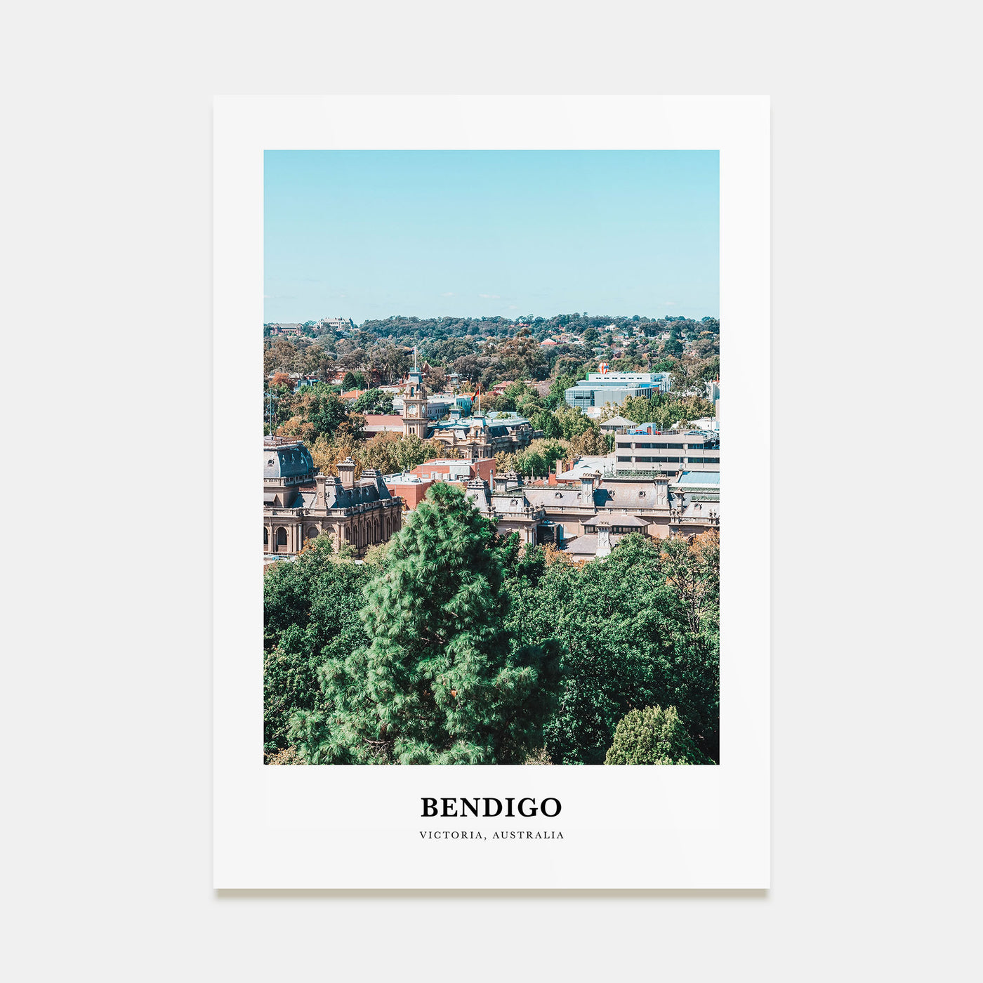 Bendigo Portrait Color Poster