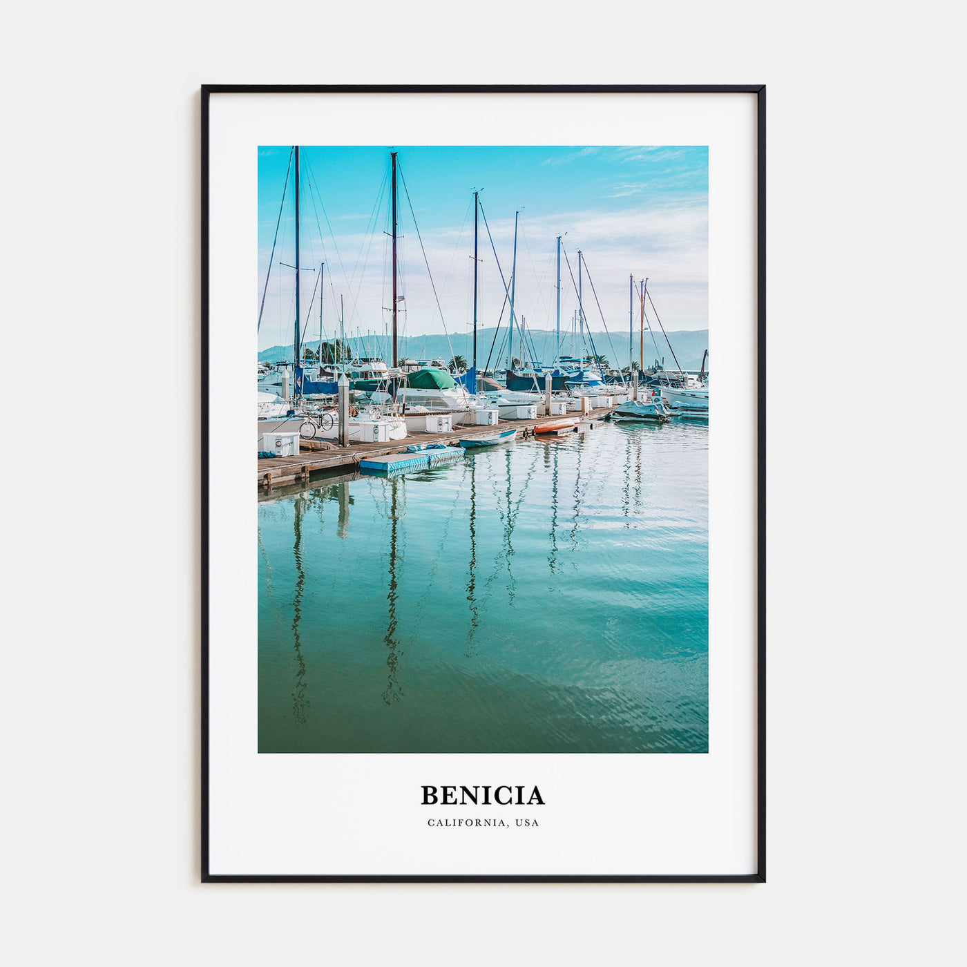 Benicia Portrait Color Poster