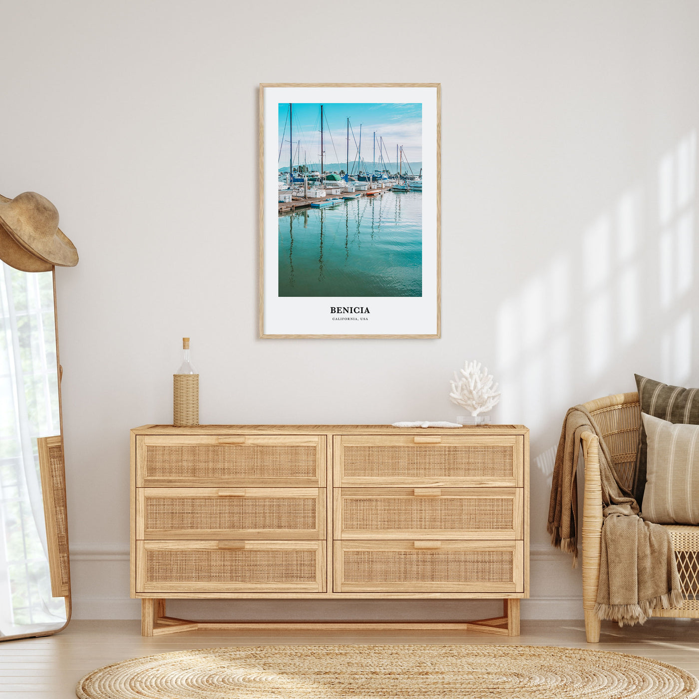 Benicia Portrait Color Poster