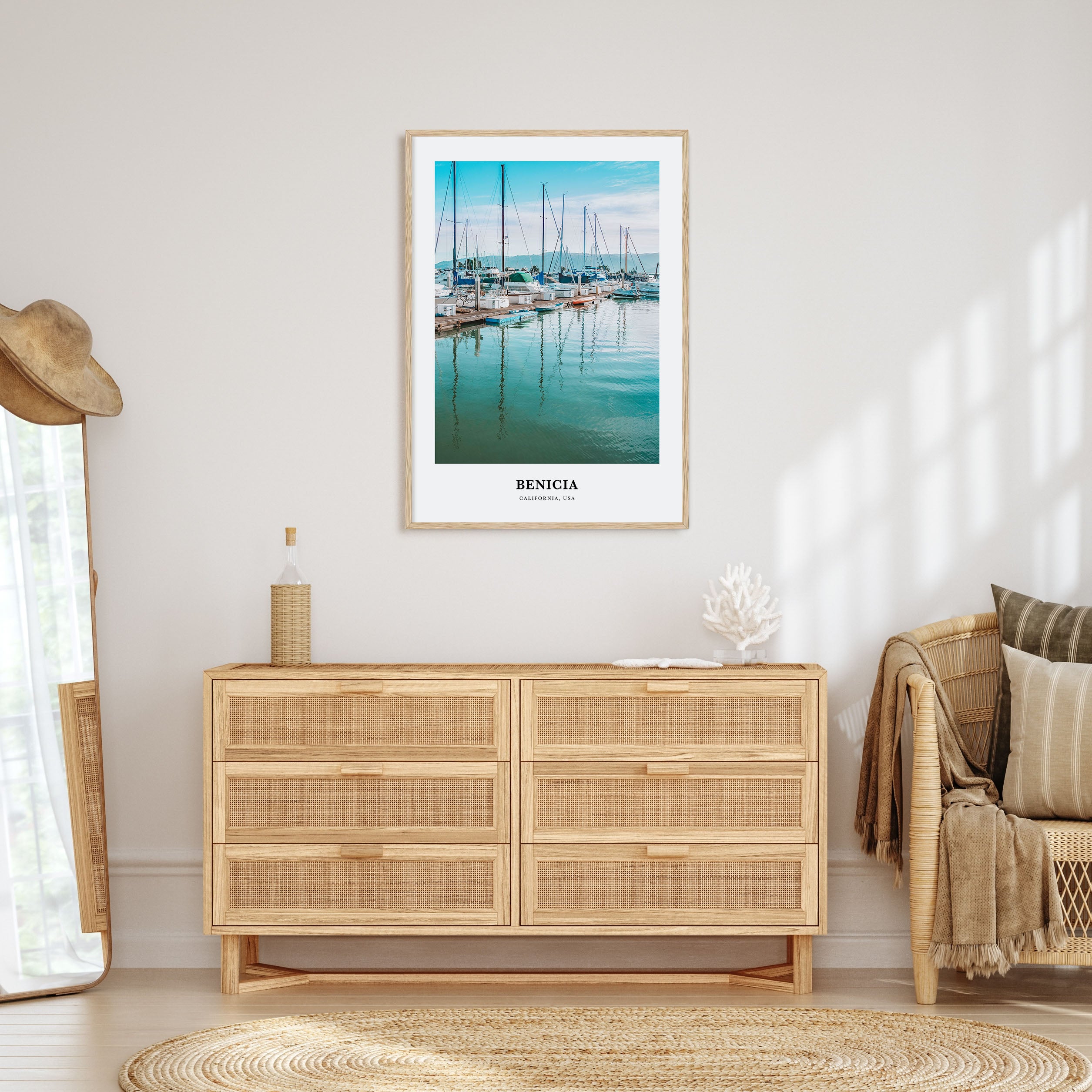 Benicia Portrait Color Poster