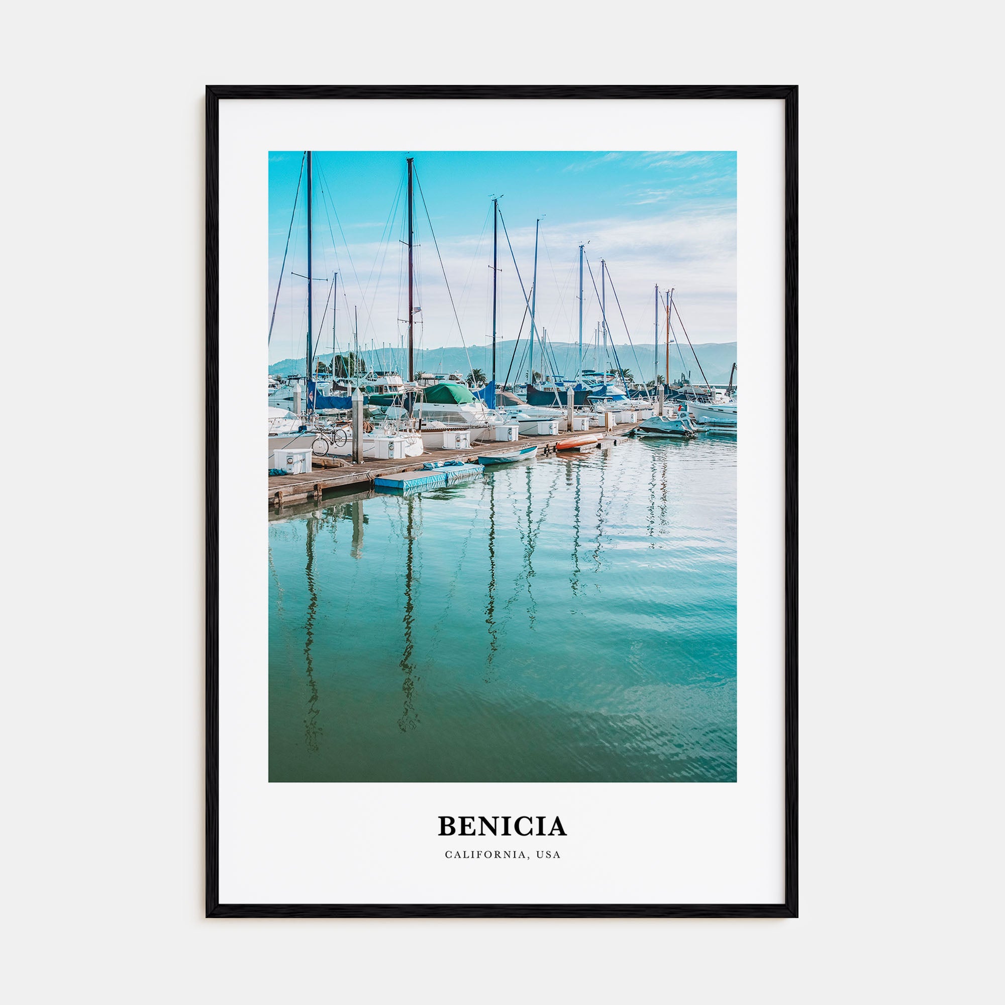 Benicia Portrait Color Poster