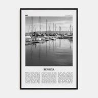 Benicia Travel B&W Poster