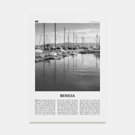 Benicia Travel B&W Poster