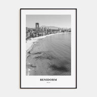 Benidorm Portrait B&W Poster