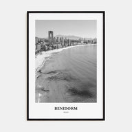 Benidorm Portrait B&W Poster