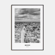 Benin Portrait B&W Poster
