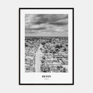 Benin Portrait B&W Poster