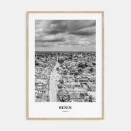 Benin Portrait B&W Poster