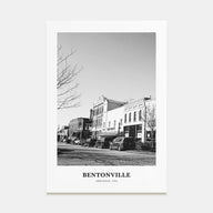 Bentonville Portrait B&W Poster