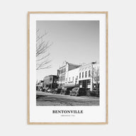 Bentonville Portrait B&W Poster