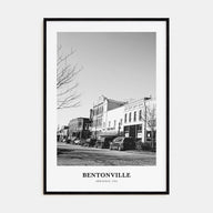 Bentonville Portrait B&W Poster