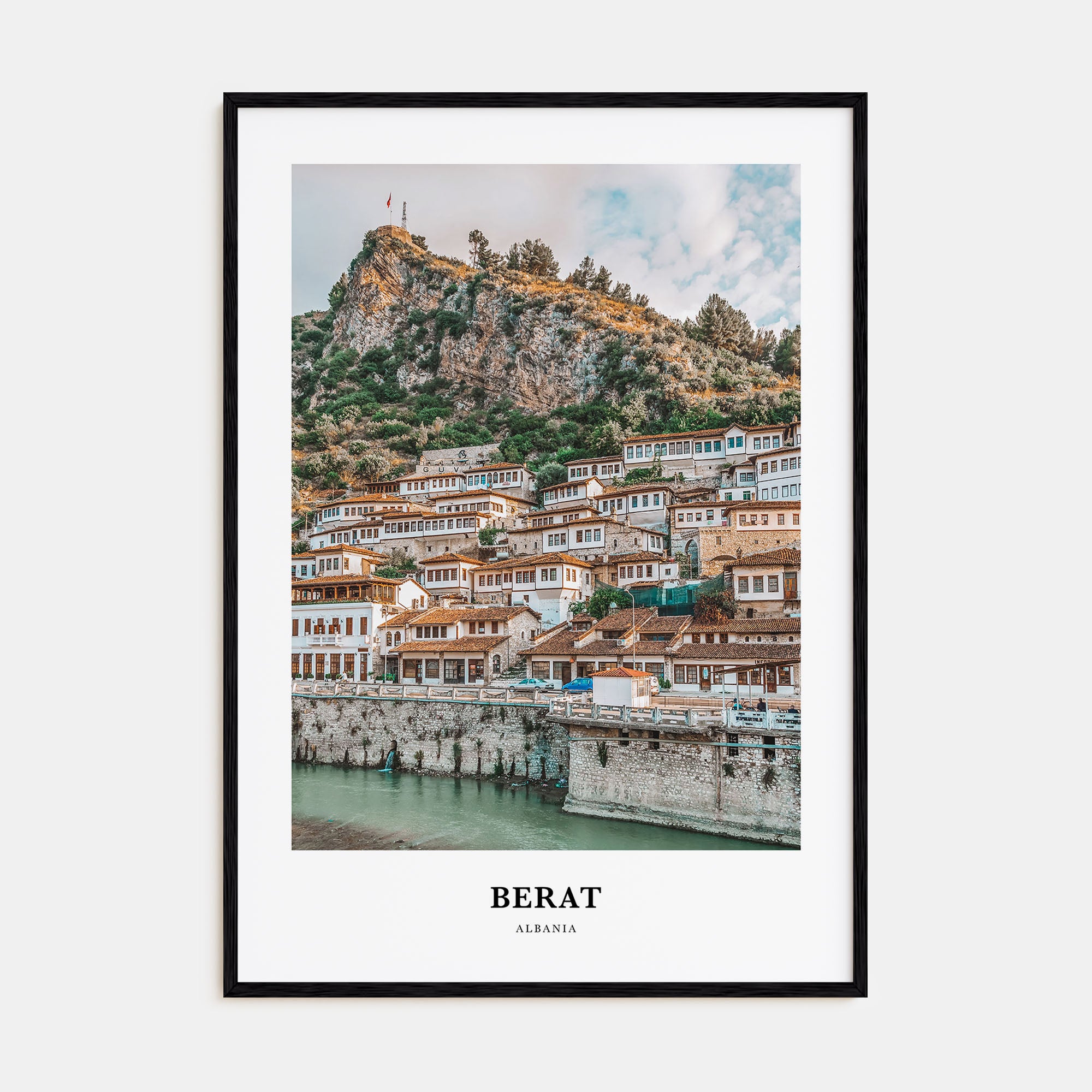 Berat Portrait Color Poster