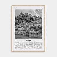 Berat Travel B&W Poster