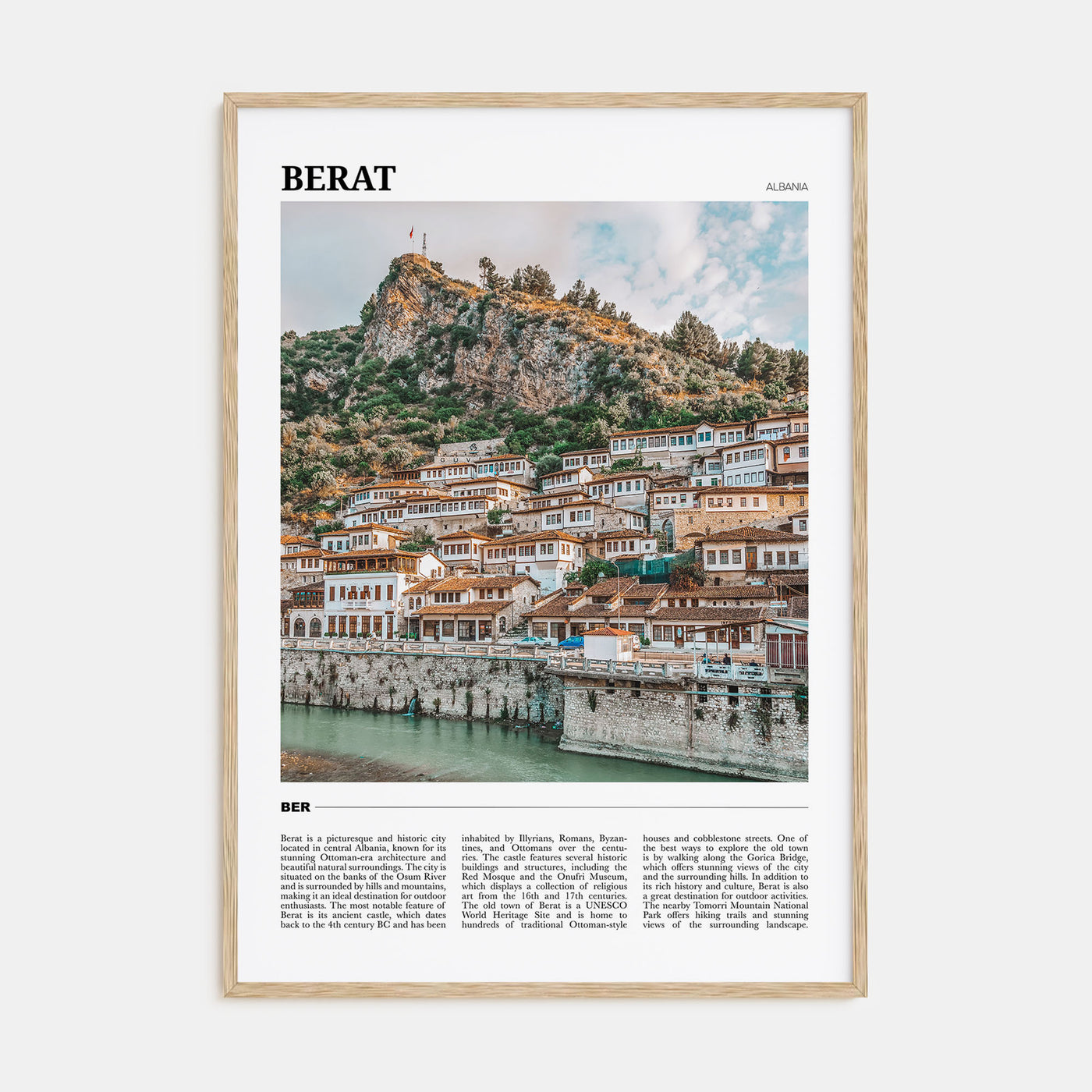 Berat Travel Color Poster