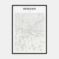 Bergamo Map Portrait Poster