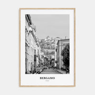 Bergamo Portrait B&W Poster