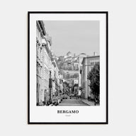 Bergamo Portrait B&W Poster