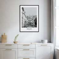 Bergamo Portrait B&W Poster