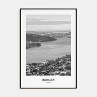 Bergen Portrait B&W Poster