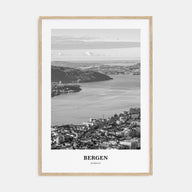 Bergen Portrait B&W Poster