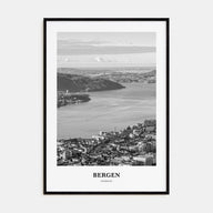 Bergen Portrait B&W Poster