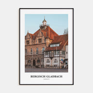 Bergisch Gladbach Portrait Color Poster