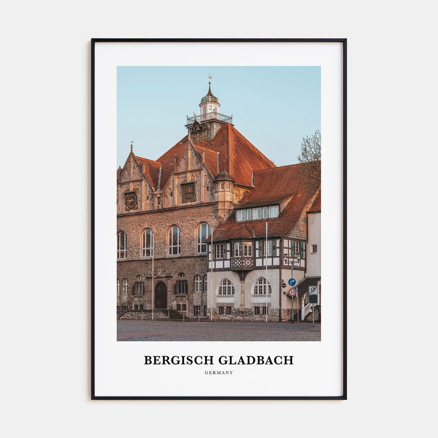 Bergisch Gladbach Portrait Color Poster
