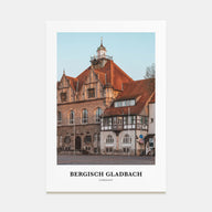 Bergisch Gladbach Portrait Color Poster